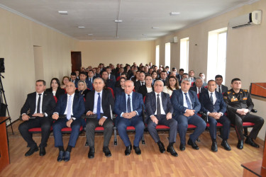 26 fevral 2026-cı il tarixində Qobustan Rayon İcra Hakimiyyətinin təşkilatçılığı ilə Xocalı soyqırımının 34-cü ildönümünə həsr olunmuş tədbir keçirildi.