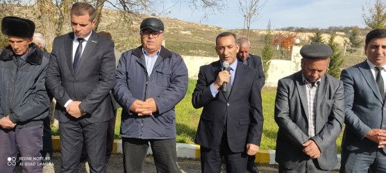 12.11.2025-ci il tarixdə Qobustan rayonu Sündü kəndində Vətən müharibəsi Şəhidi Quliyev Həsən Yalçın oğlunun anım günü tədbiri keçirilmişdir.