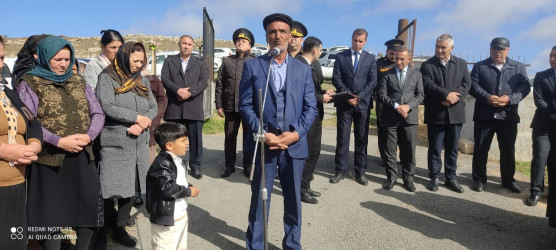 27.10.2025-ci il tarixdə Qobustan rayonu Bədəlli kəndində Vətən müharibəsi Şəhidi Nadirov Fədail Fərhad oğlunun anım günü tədbiri keçirilib.