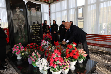 24 oktyabr 2026-cı il tarixdə Qobustan rayonu Sədəfli kəndində Vətən Müharibəsi Qəhrəmanı  şəhid  Vəliyev Elyar Arif oğlunun anım günü tədbiri keçirilmişdir.