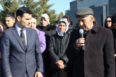 22.11.2024-cü il tarixdə Qobustan rayonu Cəyirli kəndində Vətən müharibəsi şəhidi İbadov Murad Yusif oğlunun anım günü tədbiri