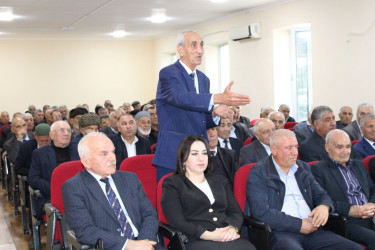 Qobustan Rayon Ağsaqqallar Şurasının hesabat iclası keçirilib – İdarə Heyətinin tərkibi yenidən seçilib