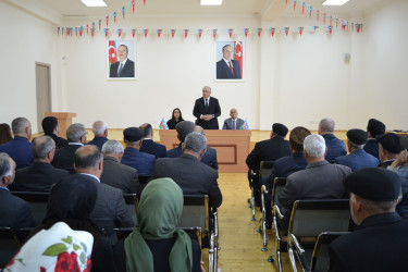22.04.2025 - ci il tarixdə Qobustan Rayon İcra Hakimiyyətinin başçısı Adil Məmmədovun Sündü kənd sakinləri ilə səyyar qəbulu keçirildi.