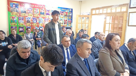 Sentyabrın 24-də Qobustan Rayon İcra Hakimiyyətinin başçısı Adil Məmmədov növbəti səyyar qəbulunu Dərəkənd kəndinin sakinləri ilə keçirmişdir.