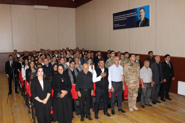 27 Sentyabr – Anım Günü münasibətilə Qobustan rayonunda şəhidlərin xatirəsi ehtiramla yad edilib.