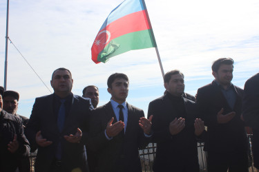 Qobustan rayonu Nabur kəndində Vətən müharibəsi Şəhidi Məmmədov Bəxtiyar Bayramşah oğlunun anım günü tədbiri