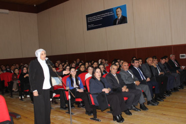 Qobustan Rayon İcra Hakimiyyəti və  DŞRTİ - nin Qobustan Rayonu üzrə Təhsil sektorunun birgə təşkilatçılığı ilə Konstitutsiya və Suverenlik ili çərçivəsində  Ümummilli Lider Heydər Əliyev və Azərbaycan təhsili mövzusunda konfrans keçirilmişdir.