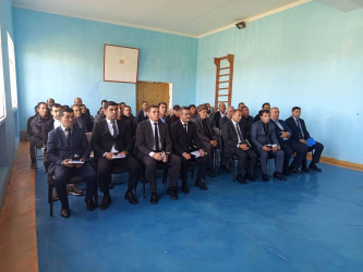 Oktyabrın 3 - də Qobustan Rayon İcra Hakimiyyətinin başçısı Adil Məmmədov növbəti səyyar qəbulunu Göydərə kəndinin sakinləri ilə keçirmişdir