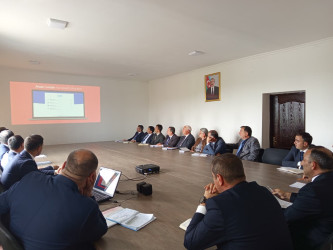 “Aqrar sahədə yeni subsidiya mexanizminin yaradılması haqqında” Azərbaycan Respublikasının Prezidenti cənab İlham Əliyevin 27 iyun 2019-cu il tarixli 759 nömrəli Fərmanının 8-ci  bəndinin icrası ilə əlaqədar Qobustan Rayon İcra Hakimiyyəti və Qobustan Dövlət Aqrar İnkişaf Mərkəzinin birgə təşkilatçılığı ilə maarifləndirici görüş