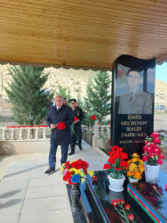 05.10.2026-cı il tarixində Poladlı kəndində şəhid Mecdunov Xalid Zahir oğlunun anım günü tədbiri keçirilmişdir.