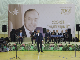 Qobustanda Ümummilli Lider Heydər Əliyevin anadan olmasının 100 illiyinə həsr olunmuş konsert proqramı təşkil edilib