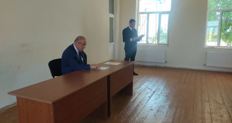 İyulun 23-də Qobustan Rayon İcra Hakimiyyətinin başçısı Adil Məmmədov növbəti səyyar qəbulunu Qurbançı kənd sakinləri ilə keçirmişdir.