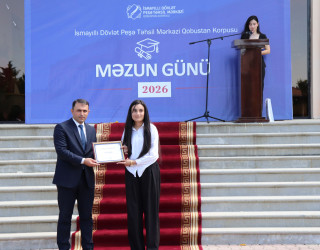   İsmayıllı Dövlət Peşə Təhsil Mərkəzinin Qobustan korpusunda 2025–2026-cı tədris ilinin başa çatması münasibətilə "Məzun Günü" keçirilib.