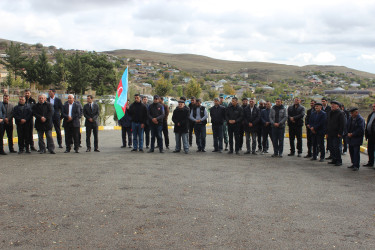 Qobustan rayonu Sündü kəndində Vətən müharibəsi Şəhidi Ağayev Zamin Zülfüqar oğlunun anım günü tədbiri