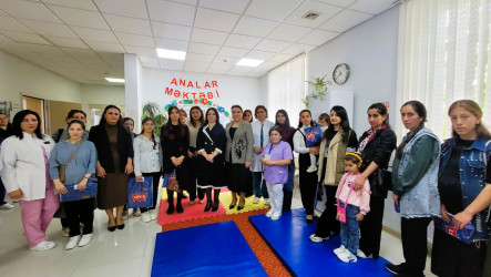 Qobustan Rayon Mərkəzi Xəstəxanasında “Analar Məktəbi” adlı tədbir keçirilmişdir.