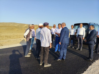 3 km uzunluğundakı Qobustan rayon Şıxzahırlı kənd yoluna Qobustan Rayon İcra Hakimiyyəti tərəfindən asfalt örtüyü vurulur.
