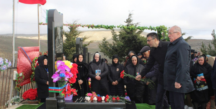 Qobustan rayonu Nabur kəndində Vətən müharibəsi Şəhidi Mayılov Murad Gülümxan oğlunun anım günü tədbiri