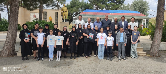 09.07.2025-ci il tarixdə Qobustan rayonu Sündü kəndində Vətən müharibəsi Şəhidi Quliyev Həsən Yalçın oğlunun doğum günü tədbiri keçirilib.