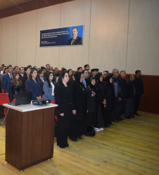 27.09.2025 – ci il tarixdə Qobustan Rayon İcra Hakimiyyətinin təşkilatçılığı ilə Qobustan rayonunda Anım Günü tədbiri keçirilmişdir.