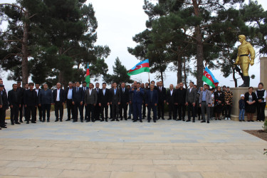 Qobustan rayonu Sündü kəndində Vətən müharibəsi Şəhidi Qaçayev Röyal Fərman oğlunun anım günü tədbiri