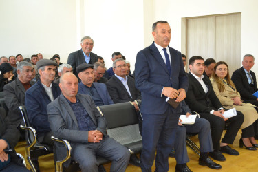 22.04.2025 - ci il tarixdə Qobustan Rayon İcra Hakimiyyətinin başçısı Adil Məmmədovun Sündü kənd sakinləri ilə səyyar qəbulu keçirildi.