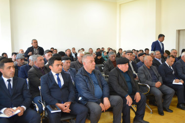22.04.2025 - ci il tarixdə Qobustan Rayon İcra Hakimiyyətinin başçısı Adil Məmmədovun Sündü kənd sakinləri ilə səyyar qəbulu keçirildi.