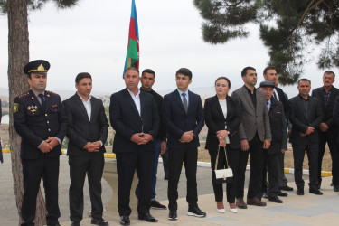 Qobustan rayonu Sündü kəndində Vətən müharibəsi Şəhidi Qaçayev Röyal Fərman oğlunun anım günü tədbiri