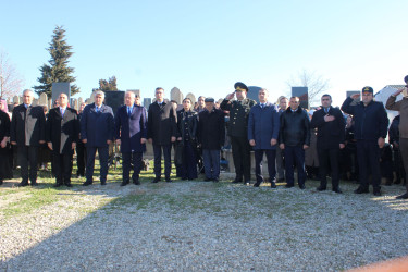 22.11.2024-cü il tarixdə Qobustan rayonu Cəyirli kəndində Vətən müharibəsi şəhidi İbadov Murad Yusif oğlunun anım günü tədbiri