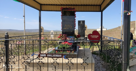 11.10.2025 - ci il tarixdə Qobustan rayonunun Nardaran kəndində şəhid Baxışov Cahangir Əmrah oğlunun il mərasimi keçirilmişdir.