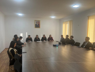 Azərbaycan Respublikası Prezidentinin “Korrupsiyaya qarşı mübarizənin gücləndirilməsinə dair 2022-2026-cı illər üçün Milli Fəaliyyət Planı”nın təsdiq edilməsi haqqında 4 aprel 2022-ci il tarixli 3199 nömrəli Sərəncamının icrası ilə əlaqədar maarifləndirici tədbir keçirildi.