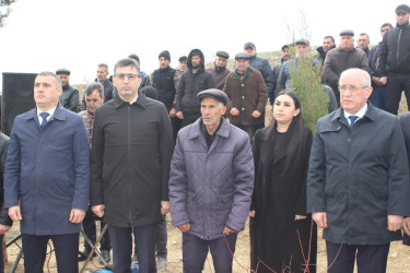 Qobustan rayonu Nabur kəndində Vətən müharibəsi Şəhidi Mayılov Murad Gülümxan oğlunun anım günü tədbiri