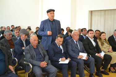 22.04.2025 - ci il tarixdə Qobustan Rayon İcra Hakimiyyətinin başçısı Adil Məmmədovun Sündü kənd sakinləri ilə səyyar qəbulu keçirildi.