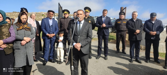 27.10.2025-ci il tarixdə Qobustan rayonu Bədəlli kəndində Vətən müharibəsi Şəhidi Nadirov Fədail Fərhad oğlunun anım günü tədbiri keçirilib.