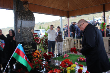 Qobustan rayonu Bədəlli kəndində Vətən müharibəsi Şəhidi Nadirov Fədail Fərhad oğlunun anım günü tədbiri