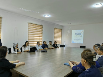 Qobustanda “Sülh aylığı” çərçivəsində maarifləndirici tədbir keçirilib