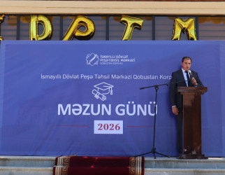  İsmayıllı Dövlət Peşə Təhsil Mərkəzinin Qobustan korpusunda 2025–2026-cı tədris ilinin başa çatması münasibətilə "Məzun Günü" keçirilib.