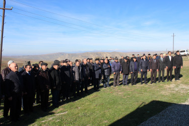 22.11.2024-cü il tarixdə Qobustan rayonu Cəyirli kəndində Vətən müharibəsi şəhidi İbadov Murad Yusif oğlunun anım günü tədbiri