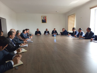 “Aqrar sahədə yeni subsidiya mexanizminin yaradılması haqqında” Azərbaycan Respublikasının Prezidenti cənab İlham Əliyevin 27 iyun 2019-cu il tarixli 759 nömrəli Fərmanının 8-ci  bəndinin icrası ilə əlaqədar Qobustan Rayon İcra Hakimiyyəti və Qobustan Dövlət Aqrar İnkişaf Mərkəzinin birgə təşkilatçılığı ilə maarifləndirici görüş