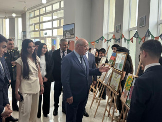 "Şəhərsalma və Memarlıq ili " çərçivəsində Ulu Öndər Heydər Əliyevin anadan olmasının 103-cü ildönümünə həsr olunmuş " Heydər Əliyev və Yeni Azərbaycan " adlı tədbir keçirilmişdir